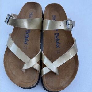 Betula Women's Gold Sandals Sz 39
